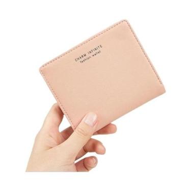 Imagem de Carteira Mini Ultra-Fina Para Mulheres, Bolsa De Cartão De Crédito Dob