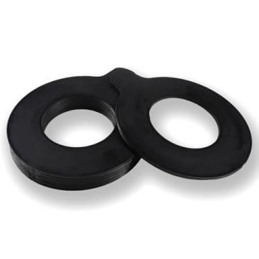 Imagem de GYUPTRK Kit de calço de pino de balde de 8 x 100 mm para escavadeira e minicarregadeira de 2 mm de espessura adequada para gato Bobcat Case Kubota Komatsu