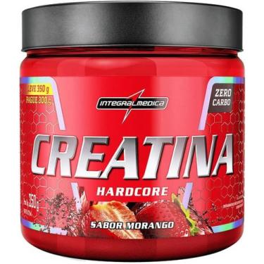 Imagem de Creatina Integralmedica Hardcore Sabor Morango 350g