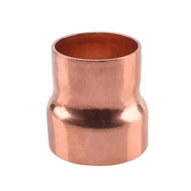 Imagem de 8-6.35mm A 32-28.6mm Tubo De Cobre Puro Solda Soquete Final Redutor De Alimentação Acoplador-encaixe De Tubulação De Cobre Para Ar Condicionado, 1 Peça(25.4-19mm)