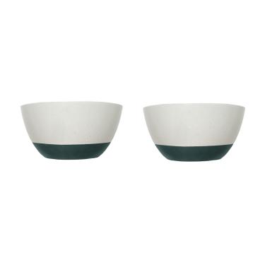 Imagem de Tigela Bowl Cumbuca Ceramica 500ml Verde 2un