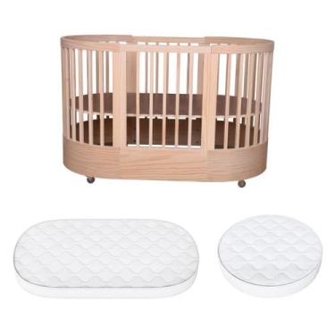 Imagem de Berço 3 em 1 Progressivo com Colchões Inclusos Wave Divicar CR40123 - 