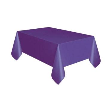 Imagem de Capa De Mesa Retangular Grande De Plástico Vermelha, Branca E Preta, F