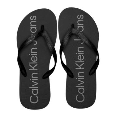 Imagem de Chinelo Masculino Calvin Klein Jeans Basic Preto CKJM1105-Masculino