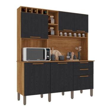 Imagem de Armário de Cozinha 6 Portas 2 Gavetas New Topázio Salleto - Sallêto, C