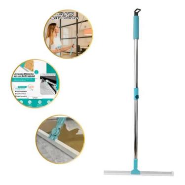 Imagem de Rodo Vassoura Magico Cabo Ajustável E Grande 100cm Multiuso - Congratu