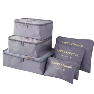 Imagem de Kit Bolsas De Armazenamento Organizador Para Viagem 6 Pçs - Travel, Ci