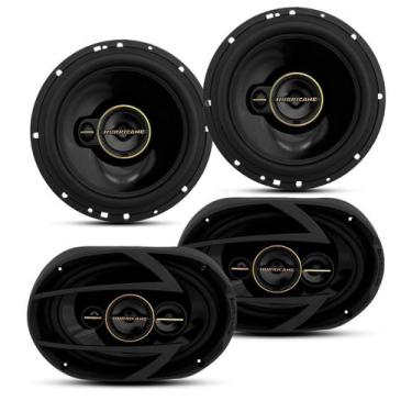 Imagem de Kit Alto Falante Hurricane Aurum 6"+ 6x9" Polegadas 380W RMS