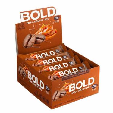 Imagem de Barra de Proteína Café e Doce de Leite Bold (Cx c/ 12 un de 60g)