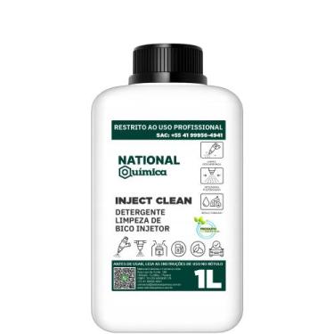 Imagem de Detergente para Limpeza de Bico Injetor 1 L Inject Clean National Quím