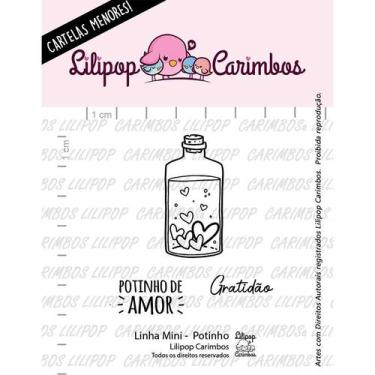 Imagem de Carimbo Mini Potinho Cod 31000041 - 01 Unidade - Lilipop Carimbos - Ri