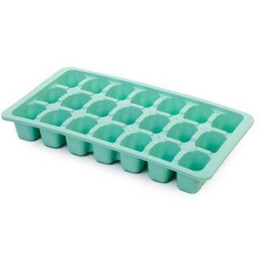 Imagem de Forma De Gelo Com 21 Cavidades Retangular De Plástico Colors 26x14,5cm