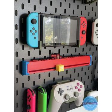 Imagem de Organizador Cartuchos Nintendo Switch Deslizante Porta Jogos - 3Dreams