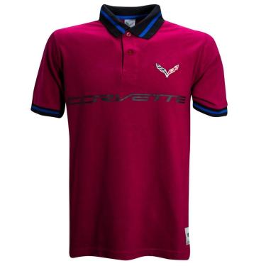 Imagem de Camisa Liga Retrô Premium Corvette Polo Logo Peito Masculina-Masculino