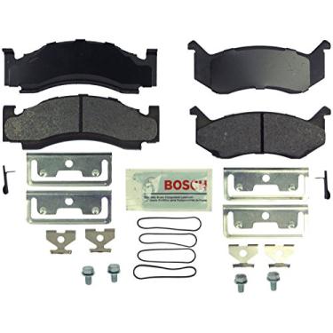 Imagem de BOSCH BE269H Conjunto de pastilhas de freio a disco semimetálico azul com hardware - compatível com Dodge B150, B1500, B250, B2500, B350, B3500, D100, D150, D250, D350, W100, W150, W250, W350 + Mor.