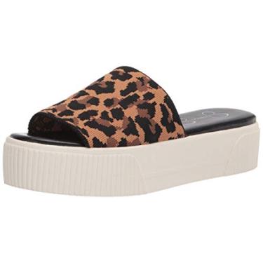 Imagem de Jessica Simpson Sandália feminina Ezira Slide, Natural, 7