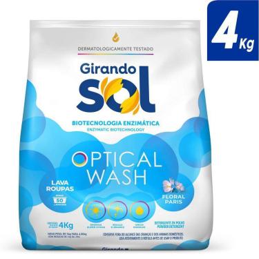 Imagem de Sabão Em Pó Lava Roupas Girando Sol Floral Paris Azul 4Kg