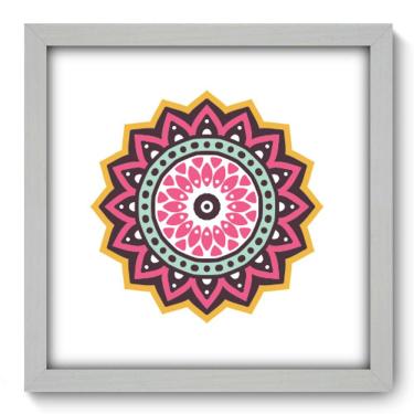 Imagem de Quadro Decorativo - Mandala - 33cm x 33cm - 210qddb
