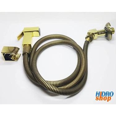 Imagem de Ducha Higiênica Ouro Velho Com Dourado Sem Registro - 1983GACT
