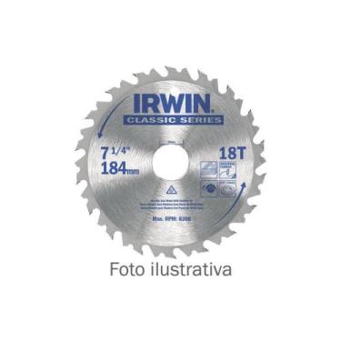 Imagem de Disco Serra Circular P/ Madeira 7.1/4" 18 Dentes 20mm - Irwin