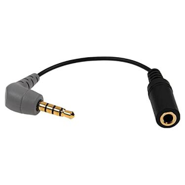 Imagem de Fotodiox Cabo adaptador de substituição SC4 - TRS fêmea de 3,5 mm para cabo adaptador TRRS macho de 3,5 mm (TRS-TRRS)