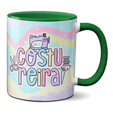 Imagem de Caneca Costureira Profissão Costurar Profissional Presente (Verde)