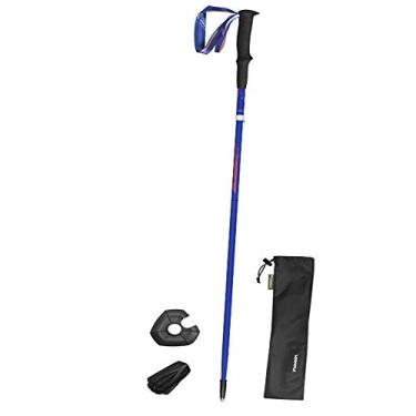 Imagem de N/H Bastões de caminhada – Pacote com 2 bastões de caminhada leves e dobráveis de fibra de carbono ajustáveis – bastões de caminhada profissionais para homens e mulheres