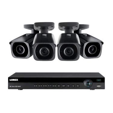Imagem de Lorex 4KHDIP84N, 8 Sistema NVR Canal com 4 Outdoor 4K 8MP câmeras