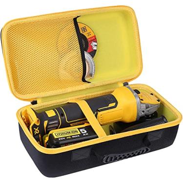 Imagem de khanka Caixa de ferramentas rígidas de substituição para ferramenta de esmerilhadeira angular DEWALT 20V MAX (DCG413B), somente capa