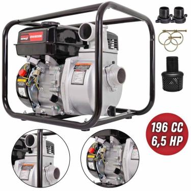 Imagem de Motobomba à Gasolina 196cc 6,5hp 4t 25mca Com Saída De 2 Pol