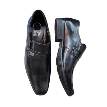 Imagem de Jota Pe, SAPATO SOCIAL MASCULINO JOTAPE 77505 EM COURO COM AMORTECIMENTO Cor:Preto;Tamanho:37