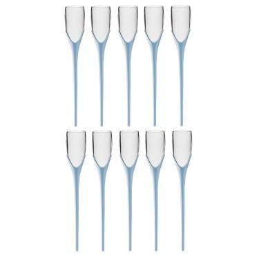 Imagem de Kit 10 Taças Beach 210ml Azul Bebê Boccatti Espumante Praia