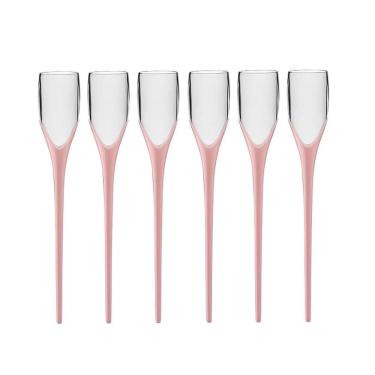 Imagem de Kit 6 Taças Beach 210ml Rosa Bebê Boccatti Espumante Praia