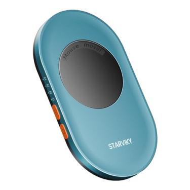 Imagem de STARVIKY Agitador mecânico para mouse, ultrafino com temporizador de corrida ajustável, agitador de mouse sem motorista silencioso (azul elegante)