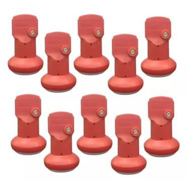 Imagem de Kit Com 10 Lnb Vivensis Lnbf Simples Universal KU Full HD