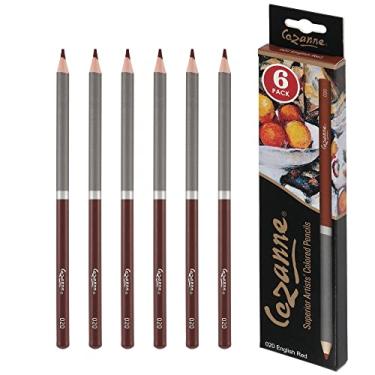 Imagem de Lápis de cor premium Cezanne 6ct – Lápis de cor para desenhar, esboçar e colorir – Vermelho inglês 3,3 mm