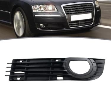 Imagem de JESYMBX Grade de cobertura de farol de neblina para Audi A8 Quattro 2006-2008 Ventilação da lâmpada do para-choque dianteiro 4E0807681AD esquerda