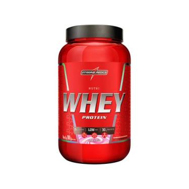 Imagem de Hipercalórico Integralmédica Nutri Whey Protein  - em Pó 900g Morango,