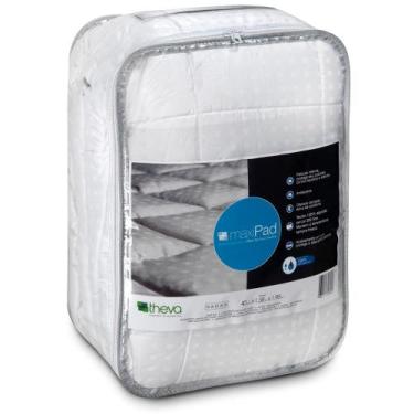 Imagem de Capa Protetora de Colchões SOLTEIRO Maxi Pad C/ Saia - 088x188 - Theva