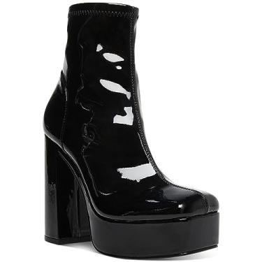 Imagem de Steve Madden Women's Bianca Fashion Boot, Black Patent, 9.5