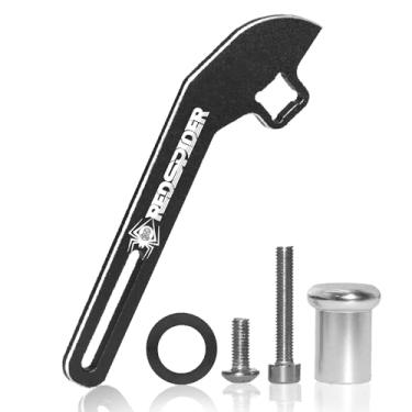 Imagem de REDSPIDER RC Steering Wheel Trigger RC One-Handed Control Accessory Adapter for Flysky NB4/NB4 Pro Controller Trigger One-Handed Control Adapter Upgrade Parts (Black)