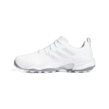 Imagem de adidas Sapatos de Golfe Codechaos 25 para Homem, Calçado Branco/Prata Metálico/Cinza Dois, 11