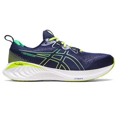 Imagem de ASICS Tênis de corrida masculino Gel-Cumulus 25, Meia-noite/coentro, 9.5