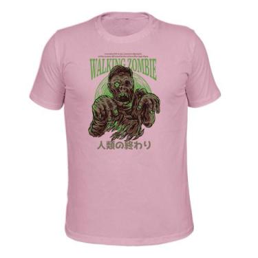 Imagem de Camiseta Plus Size Várias Cores Malha 30.1 Walking - Surprass, Rosa, G