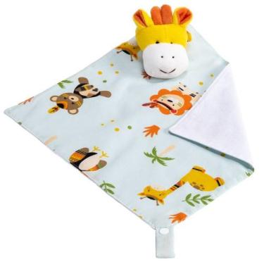 Imagem de Naninha c/ Porta Chupeta - Laura Baby, Girafa Safari