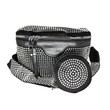 Imagem de Bolsa Feminina Alça Transversal Blogueira Pochete Luxo - glamour, Prat