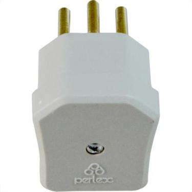Imagem de Perlex Pino Gigante 2P+T  10A  2055 - Kit C/10 Pc
