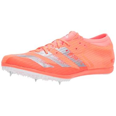 Imagem de adidas Tênis de corrida masculino Adizero Ambition M, Coral de sinal/prata metálico/branco, 12.5