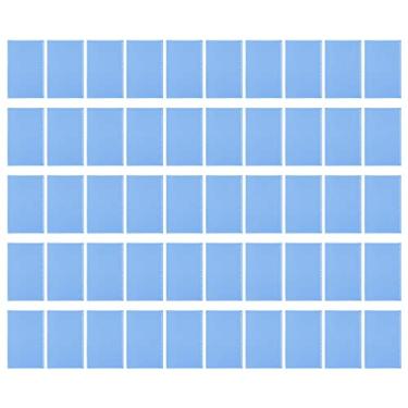 Imagem de MUNEFE Divisores de plástico, jaqueta translúcida fosca para pasta de documentos, capa de encadernação de página PP para protetores de folha de papel escolar de escritório (Azul)