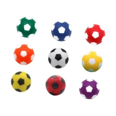 Imagem de Colaxi Bolas de mesa de pebolim 9x Bolas de tabela de futebol Substituição Official Table Small Top Soccer Balls 1,42 polegadas para jogos de mesa